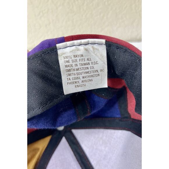 Colorado Hat Color Block Patchwork Sueded Embroidered SnapBack Cap - Picture 9 of 9